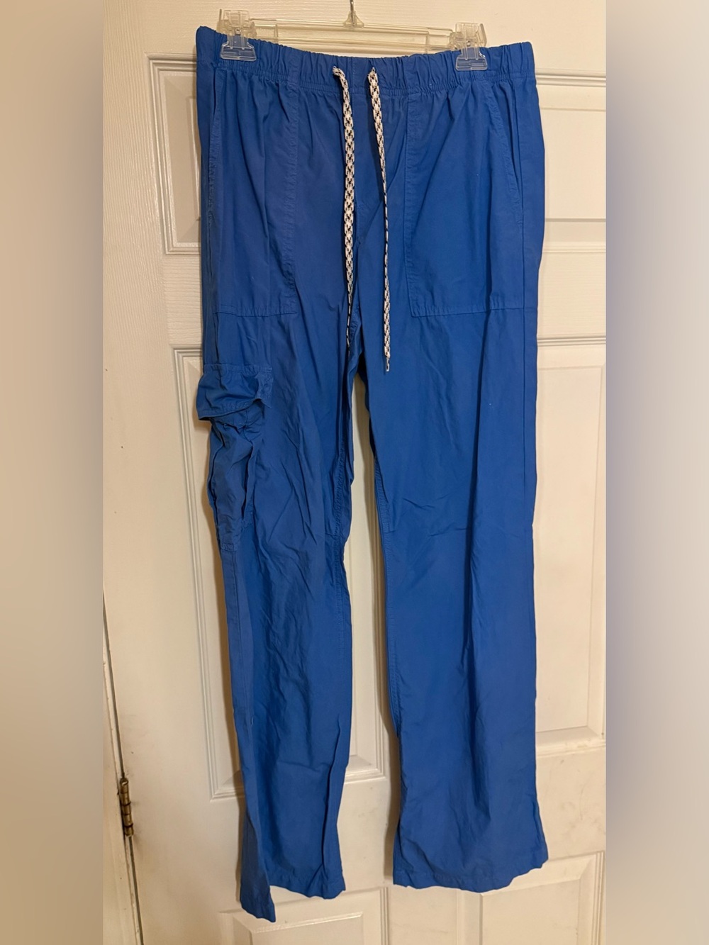 aerie women’s Royal Blue baggy Cargo skater Drawstring Pants